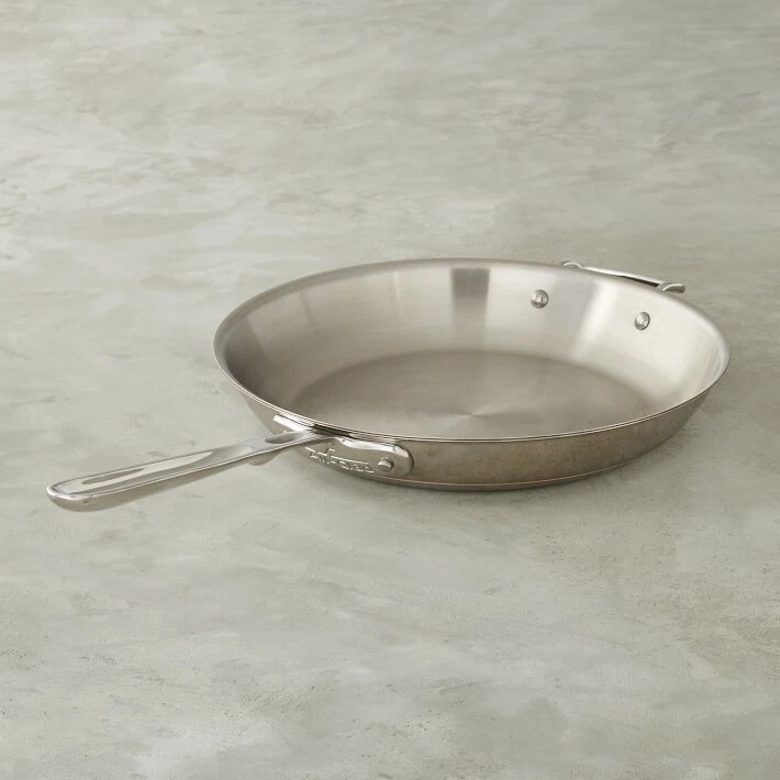 All-Clad 12" Copper Core 5-Ply Fry pan with Helper handle and lid
