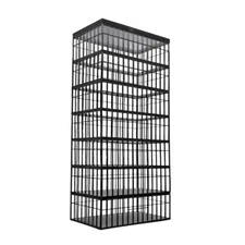 Outland Models Modern 7-story Commercial Building Full Glass 1:87 HO Scale