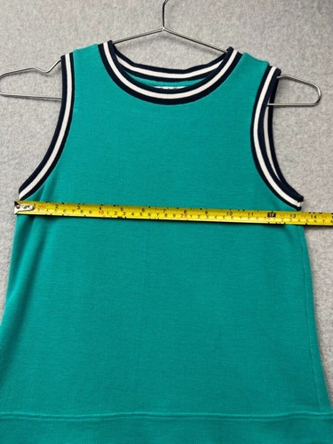 Brooks Brothers Pleated Sleeveless Tennis Dress Green Girls Size L Preppy Green - Picture 9 of 9