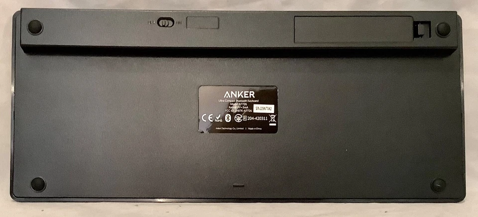 Teclado Bluetooth Ultra Compacto Anchor Modelo A7726 Negro Nuevo en Caja Foto 4 de 4