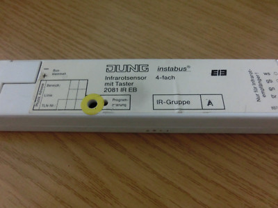JUNG 2081 IR EB KNX / EIB IR Infrarotsensor mit Taster | eBay.de