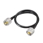 RG-8X RG8X Coax Cable PL259 UHF Male Ham Radio Low Loss for SWR Meter,CB Antenna