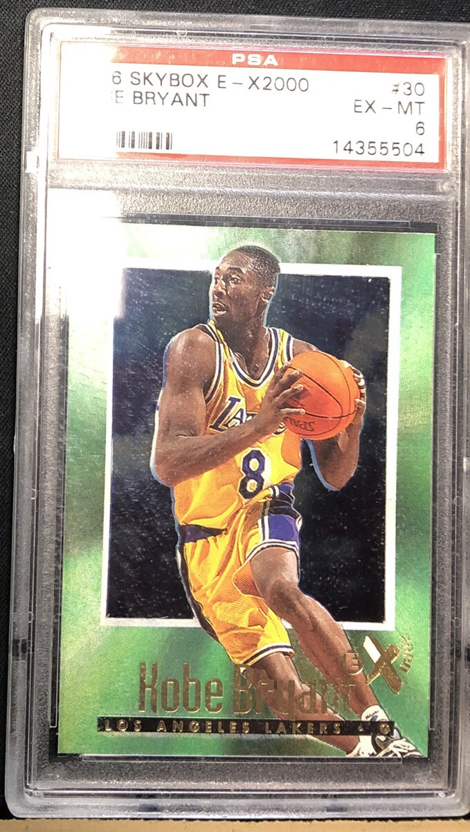 1996-97 Skybox E-X2000 Kobe Bryant Rookie Card #30 PSA-6 - ENN 