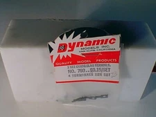 1/24 Dynamic #760 set of 4 slot car guide flag terminals MIP NOS MSPR Y