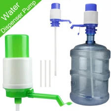 Hand Press Water Pump Dispenser 5/6 Gallon Easy Manual Bottled Drinking Water