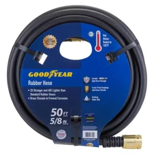 Maxlite 5/8 In. X 50 Ft. Premium Duty Rubber+ Water Hose | Resistant Heavy