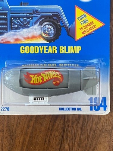 (3) 1991 HOT WHEELS BLIMPS FUJI #249 BLUE CARD (2) GOODYEAR #194 1 WHITE 1 GRAY - Picture 11 of 19