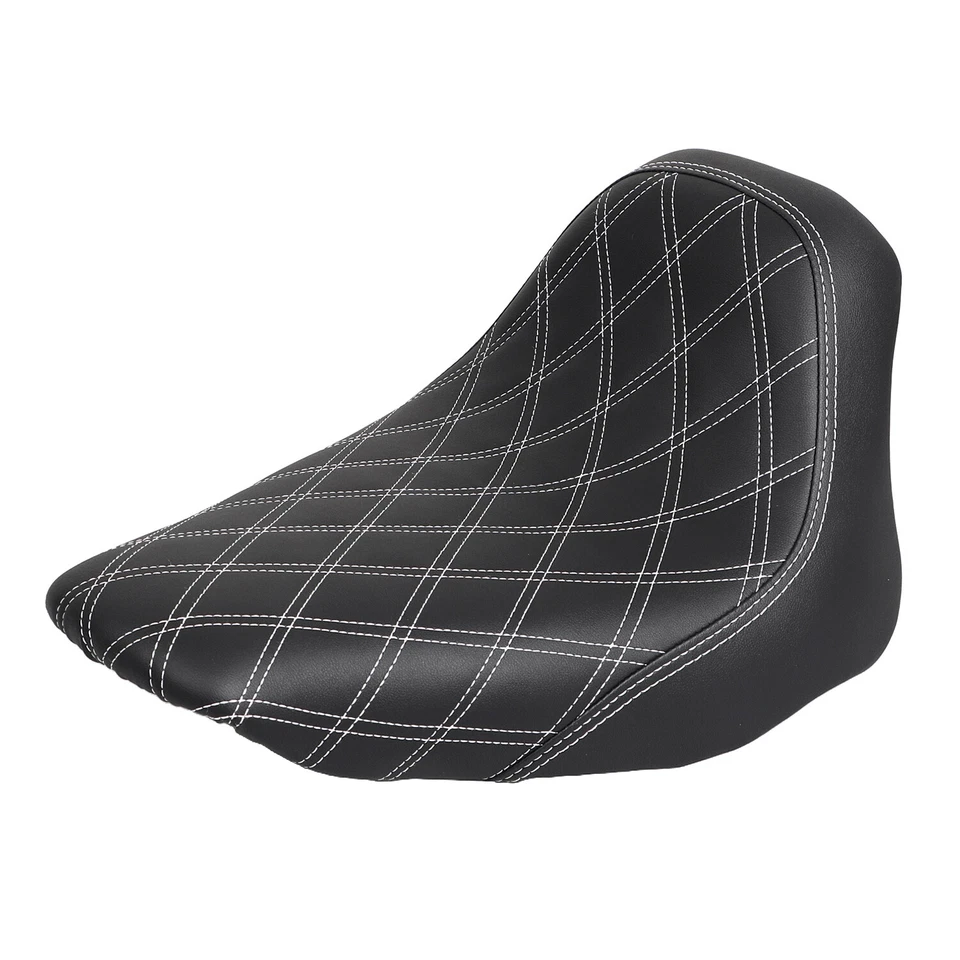 For Harley Softail Heritage Classic FLSTC Deluxe Rider Driver Solo Seat Cushion Foto 4 de 4