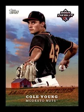2023 Topps Pro Debut Farm Fresh Futures #FF-16 Cole Young Modesto Nuts