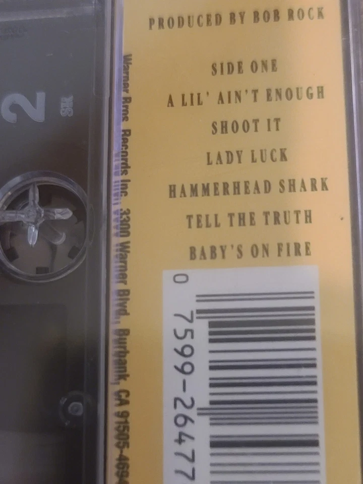 David Lee Roth A Little Ain't Enough Cassette Tape - Image 3 of 4