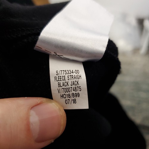 Old Navy Pants Womens L Tall Fleece Straight Leg Sweatpants Black Jack Lounge - Picture 9 of 9
