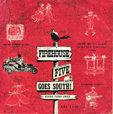 Firehouse Five Plus Two (Vol. 9): Alabama Jubilee (+3) [45 Tours 7'' EP - 1955]