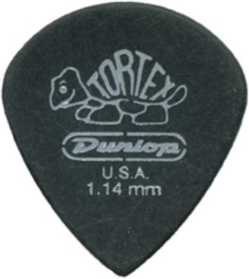 Dunlop Tortex  Pitch Black Jazz III, 1.14Mm, 72/Bag