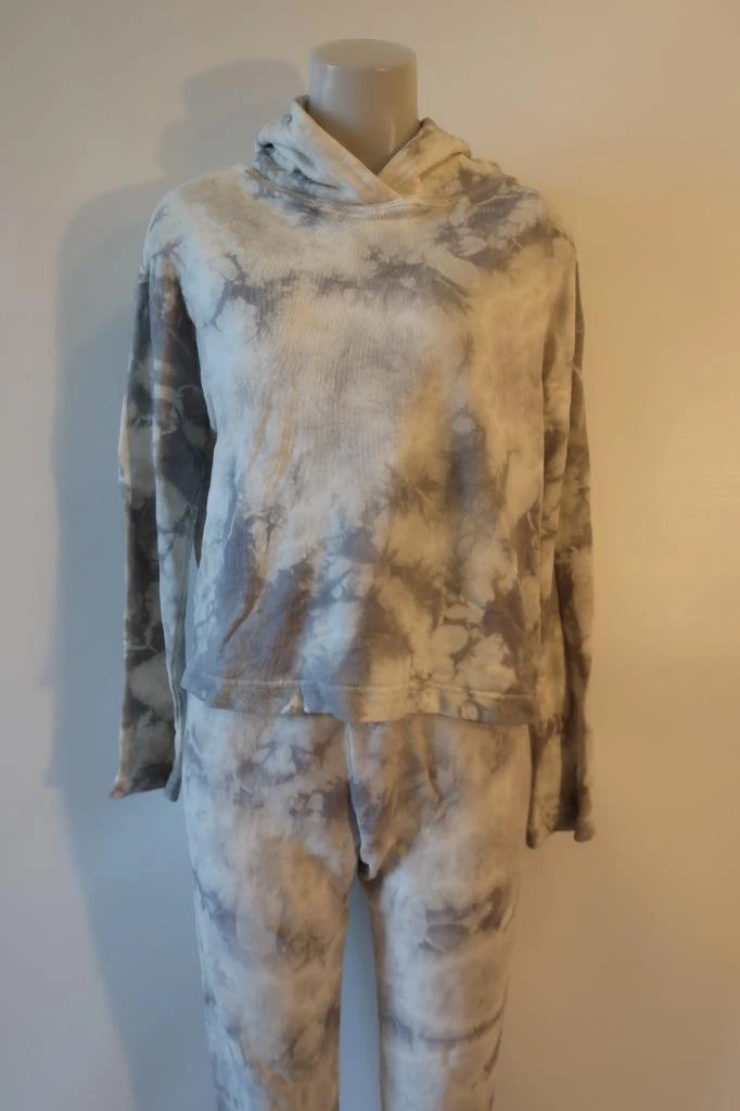 OFF WHITE Set 2 pezzi felpa e felpa donna Enza Costa grigio bianco sporco tinta unita M