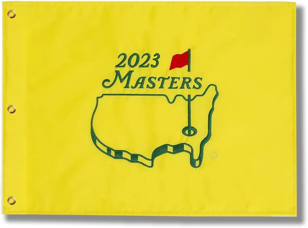 2024 Masters Golf Flag Augusta National Souvenir 2024 PGA (13”X 17”,Embroidered)