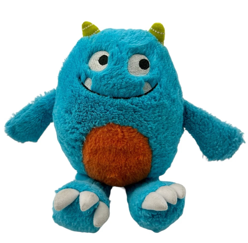 Peluche Carters Blue Monster Baby Lovey Feliz Sonriente Halloween Foto 2 de 4