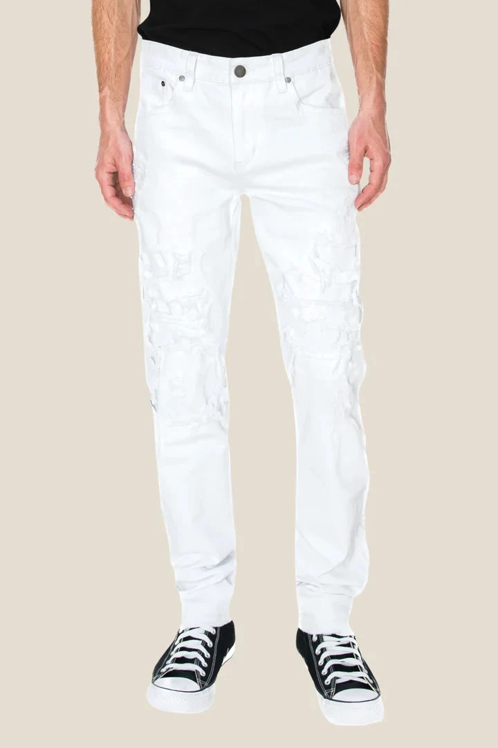 White 36 Size Jeans Men's Slim for sale | eBay