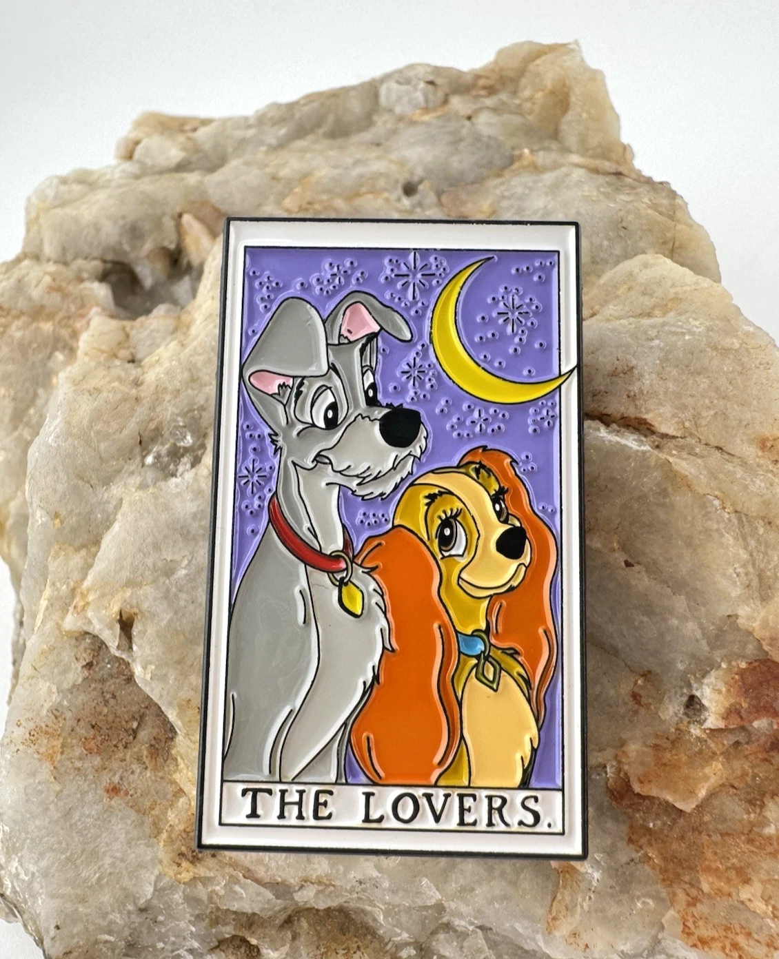 Disney Lady and the Tramp The Lovers Portrait Pin NEW Unofficial
