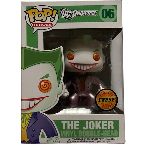 Funko Pop! Heroes DC Universe #06 The Joker Limited Edition Chase Vinyl Figure