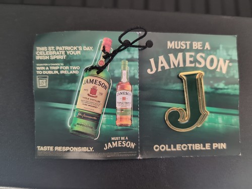 JAMESON IRISCHER WHISKEY SAMMLERSTÜCK J PIN DUBLIN IRLAND - Bild 1 von 6
