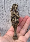 Antique Collectible Bronze Seal H=11.8cm