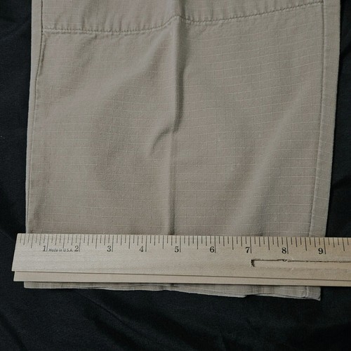 Tommy Hilfiger Herren Cargo Hose Beige Größe 36 100% Baumwolle Knopf Reißverschluss - Bild 5 von 12