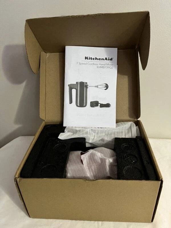 KitchenAid 7-Speed Cordless Hand Mixer KHMB739Q2ER EMPIRE RED NEW BONUS
Opens in a new window or tab