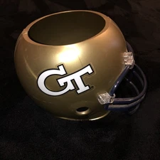 Vintage Georgia Tech Snack Helmet Serving Bowl Party Chip and Dip