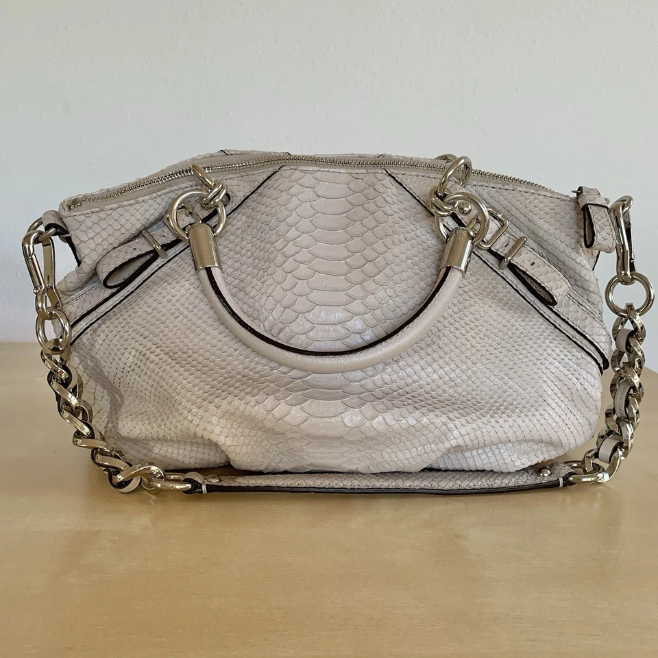 NUEVO Cartera Coach Madison Pitón Sofía en Relieve 16354 Cuero Texturizado Foto 3 de 4