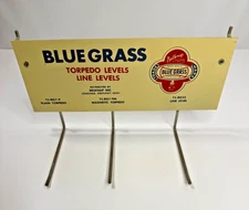 Belknap Bluegrass Torpedo Levels line levels hardware store display.  Sign