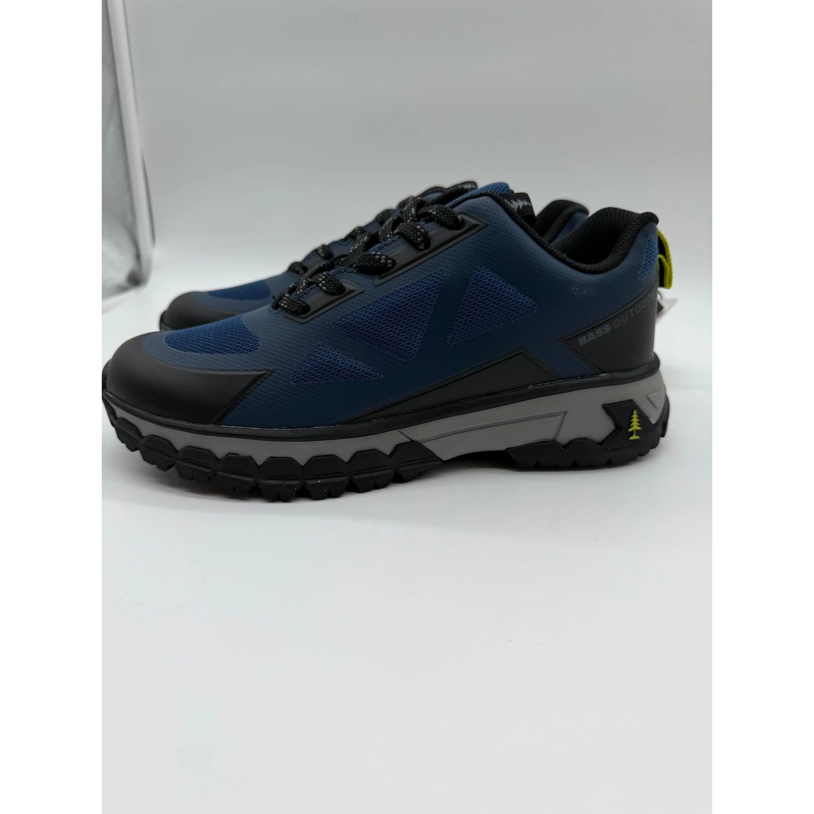 Bass Outdoor Peak Seamless Hiker Low Mens 9 Ensign Blue Trail Shoes BA12T002