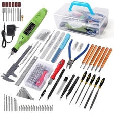 108 Pcs Pro Grade for Model Tool Kits,Hobby Tool Sets,lncluding Electric Poli...
