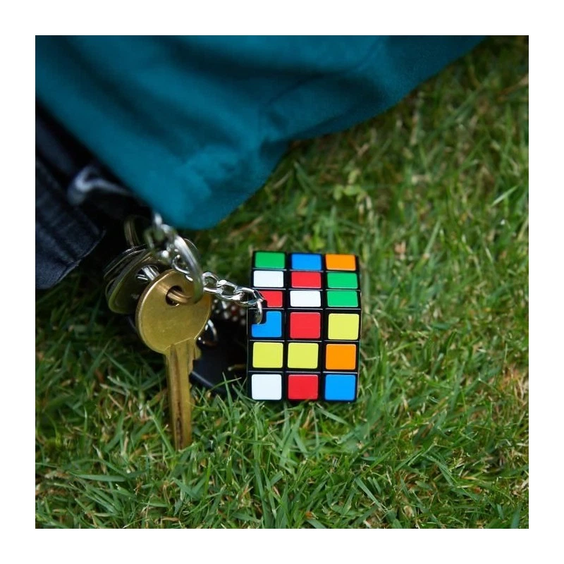 Jeu casse-tete Rubik's Cube 3x3 porte-clés - RUBIK'S - Multicolore - Adulte - Ga - Photo 2/4