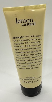 Philosophy Body Lotion in Lemon Custard 7 fl oz New sealed no box