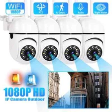 4x Wireless 5G WiFi Security Camera System Smart outdoor Night Vision Cam 1080P