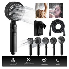 Shower Head RV On Off Switch Camper Water Saving and High Pressure with 8 Modes