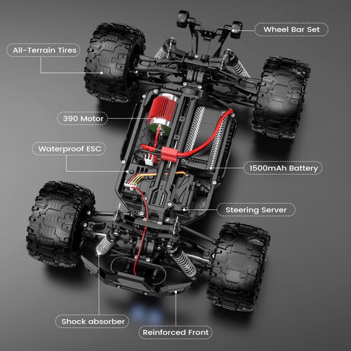 1:14 Scale Remote Control Car 40 KM/H High-Speed Monster Truck Electric Vehicle - Picture 12 of 25