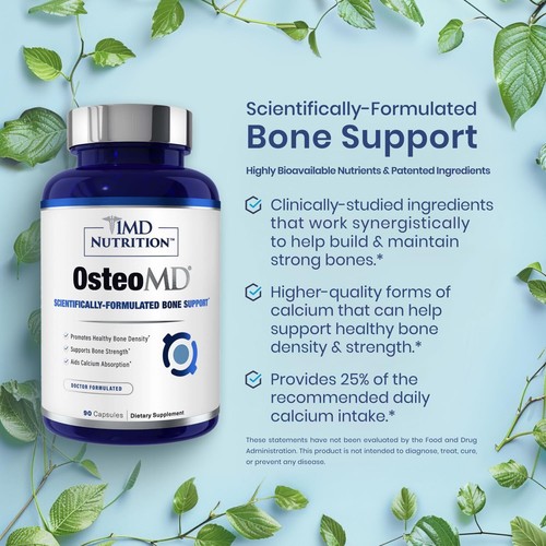 1MD Nutrition OsteoMD for Comprehensive Bone Support | with Calcium Hydroxyap... - Picture 3 of 8