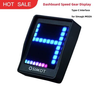 SIMDT G2 Sim Racing Dashboard Speed Gear Display Racing Game Simulator #E1
