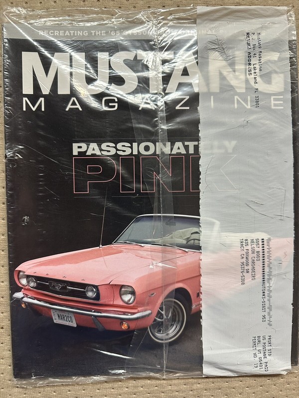 Mustang Magazine Issue 25 1965 1966 Shelby GT350 1967 1968 1969 Boss 302 Sealed
