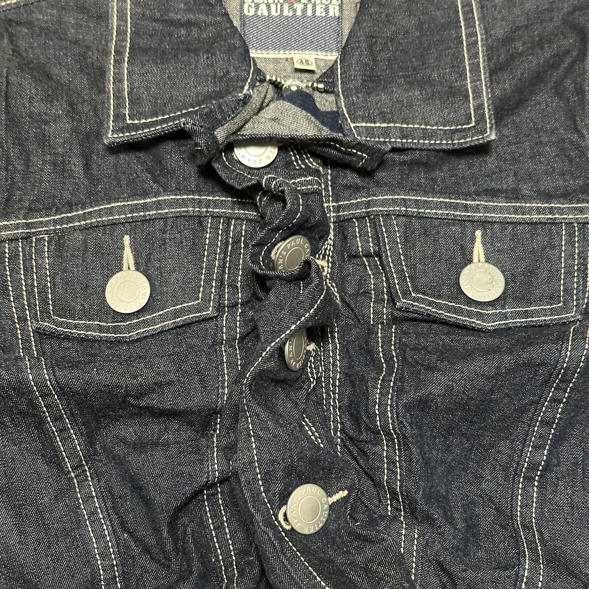 Jean Paul Gaultier  ジャケット JEAN PAUL GAULTIER Spring Summer 2005 Transformation Denim
