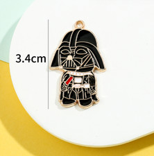Lot cartoon golden Enamel Charms Metal Pendants necklace DIY Jewelry