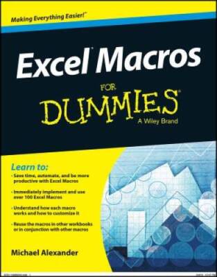 Excel Macros For Dummies - Paperback By Alexander, Michael - VERY GOOD
