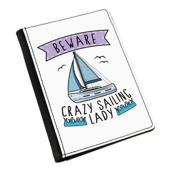 Beware VerrüCkte Segeln Damen Passport Halter HüLle ÜBerzug Etui Lustig Sport-image