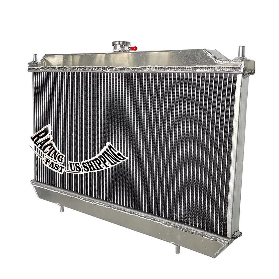 Radiador completo de aluminio para motor Acura Integra L4 1990 1991 1992 1993 1,8 L MT Foto 2 de 4