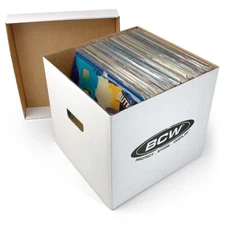 BCW Cardboard Record Storage Archive Box For 33 RPM 12" Vinyl LP Record Albums