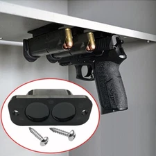 Tactical Quickdraw Handgun Magnet Concealed Gun Mount Holder for Desk Bed Table