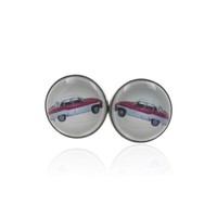 1 Paar Ohrringe Ohrstecker 316L Chirurgenstahl Mit Auto