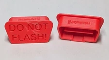 (5) - DO NOT FLASH! - OBD2 Port Cover - Dealer Warning - Tunesaver - Both Sides