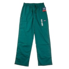 Cherokee Green Scrub Pants Mens Medium M Pull On Drawstring